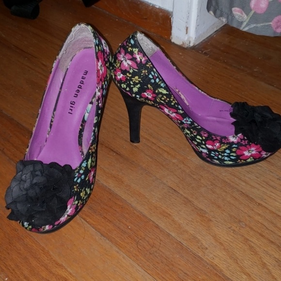 Madden Girl Shoes - [Madden Girl] Multicolor Floral Pumps